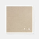 Buscar kraft servilletas de papel Minimalista