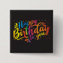 Buscar feliz cumpleaños chapas General y unisex