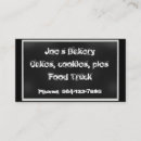 Buscar chalkboard tarjetas de visita Chef