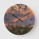 Buscar nube relojes de pared Luz solar