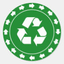 Buscar protección redondas pegatinas Recicle