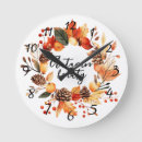 Buscar hojas otoño relojes de pared Temporada