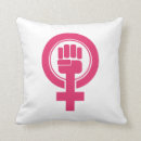 Buscar símbolo femenino cojines Feminista