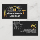 Buscar escalera tarjetas de visita Pintura
