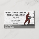 Buscar demolición tarjetas de visita Constructor
