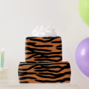 Buscar piel del tigre papel de regalo Negro