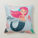 Buscar sirena cojines Mar