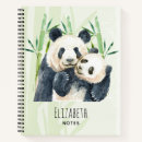 Buscar oso de panda libretas Blanco y negro