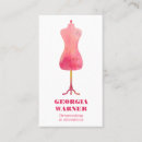 Buscar vestido tarjetas de visita Costurera