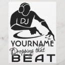 Buscar música dj flyers Auriculares