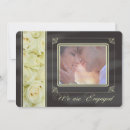 Buscar boda tarjetas anuncio compromiso Blanco