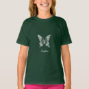 Buscar mariposas negras camisetas Chica