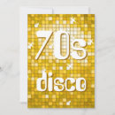 Buscar disco 70s invitaciones Funky