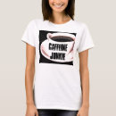 Buscar cafeína camisetas Negro