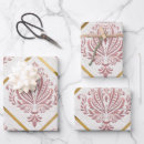 Buscar glamour papel de regalo Oro
