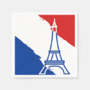 Buscar bandera francesa servilletas Azul