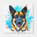 Buscar perro policía imanes Amante del perro