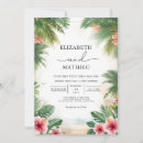 Buscar romance tropical invitaciones Floral