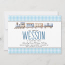 Buscar del tren invitaciones de cumpleaños Azul
