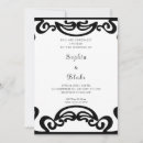 Buscar black and white party invitaciones Geométrico