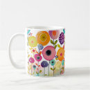 Buscar pintar tazas Flor