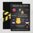 Buscar policía invitaciones General y unisex