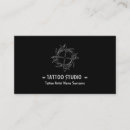 Buscar tatuaje tarjetas de visita Artista del tatuaje