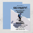 Buscar snowboard invitaciones Moderno