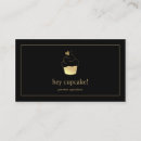 Buscar cupcake tarjetas de visita Profesional