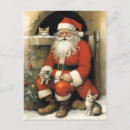Buscar santa claus postales Barba blanca