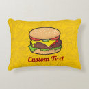 Buscar comida chatarra cojines Cheeseburger
