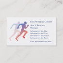 Buscar runner tarjetas de visita Entrenamiento