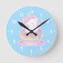 Buscar unicornio lindo relojes de pared Chicas
