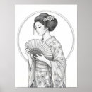 Buscar mujer japonesa posters Kimono