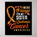 Buscar leucemia posters Naranja