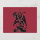 Buscar satánico postales Baphomet