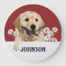 Buscar golden retriever relojes de pared Cachorro