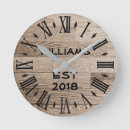 Buscar madera ligera relojes de pared Rústico