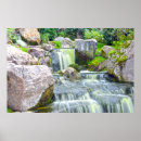 Buscar jardín japonés posters Cascada