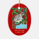 Buscar perdiz en un peral adornos Árbol