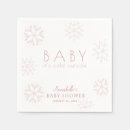 Buscar copos de nieve servilletas Blanco