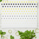 Buscar lunares amarillos paños de cocina Elegante