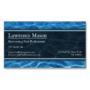 Buscar limpiador la piscina de tarjetas de visita Mantenimiento