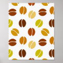 Buscar granos de café posters Cafetería