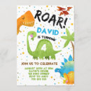 Buscar de dino invitaciones Niño