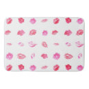 Buscar beso alfombrillas de baño Patrón de labios