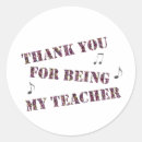 Buscar profesor de música pegatinas Gracias