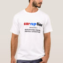 Buscar corrupción camisetas Divertido