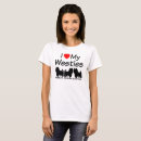Buscar westie camisetas Corazón