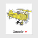 Buscar biplano pegatinas Volante